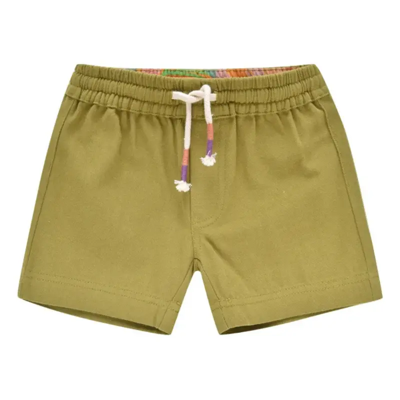 Bermuda khaki à poche brodée — 4 ans