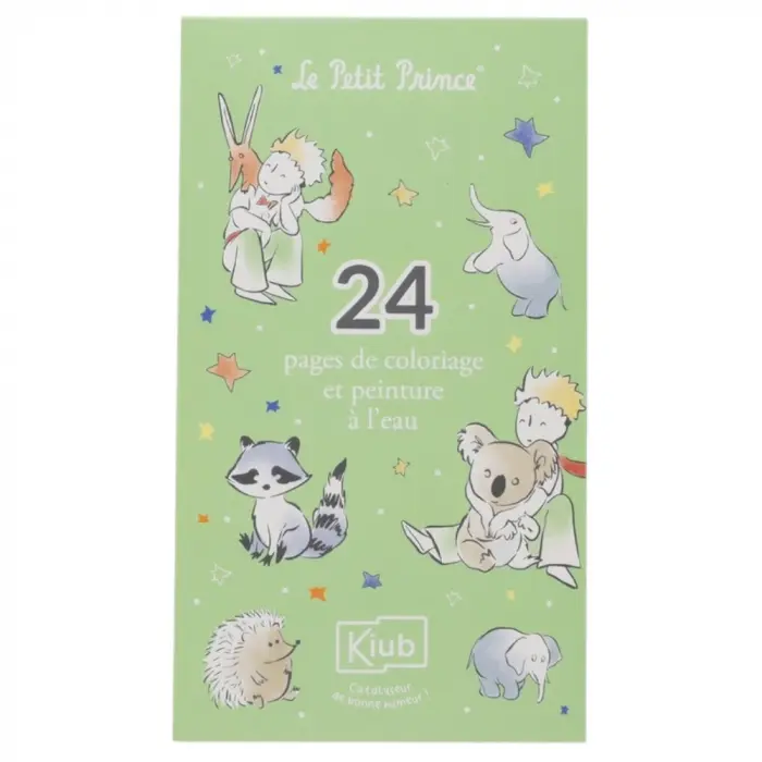 Bloc de coloriage peinture à l'eau Petit Prince - Animaux