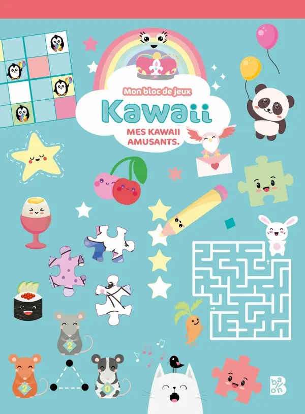 Bloc de jeux Kawaii - Mes kawaii amusants