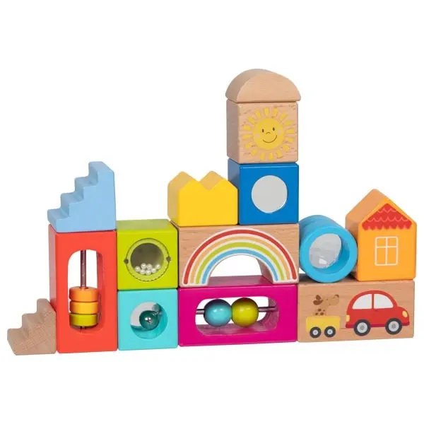 Blocs sensoriels en bois 1 an+