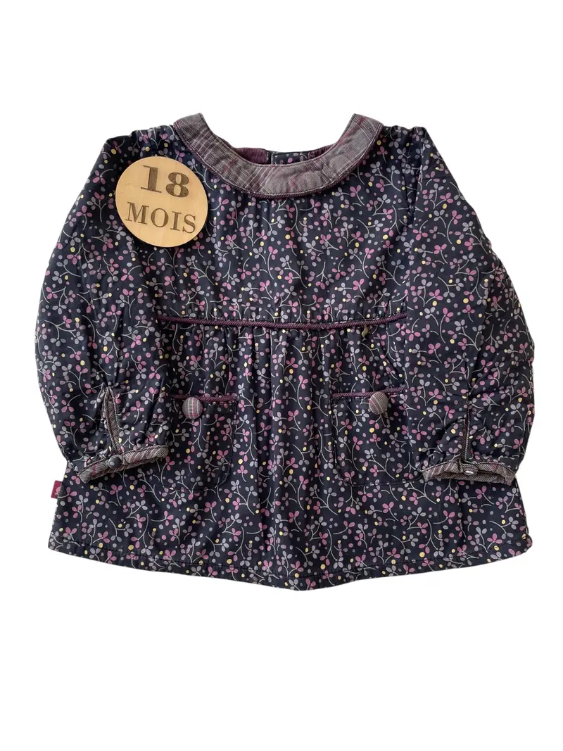 Blouse épaisse fleurie, Sergent Major