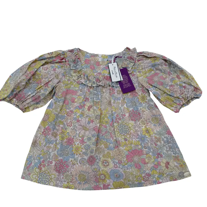 Blouse liberty pastel — 4 ans