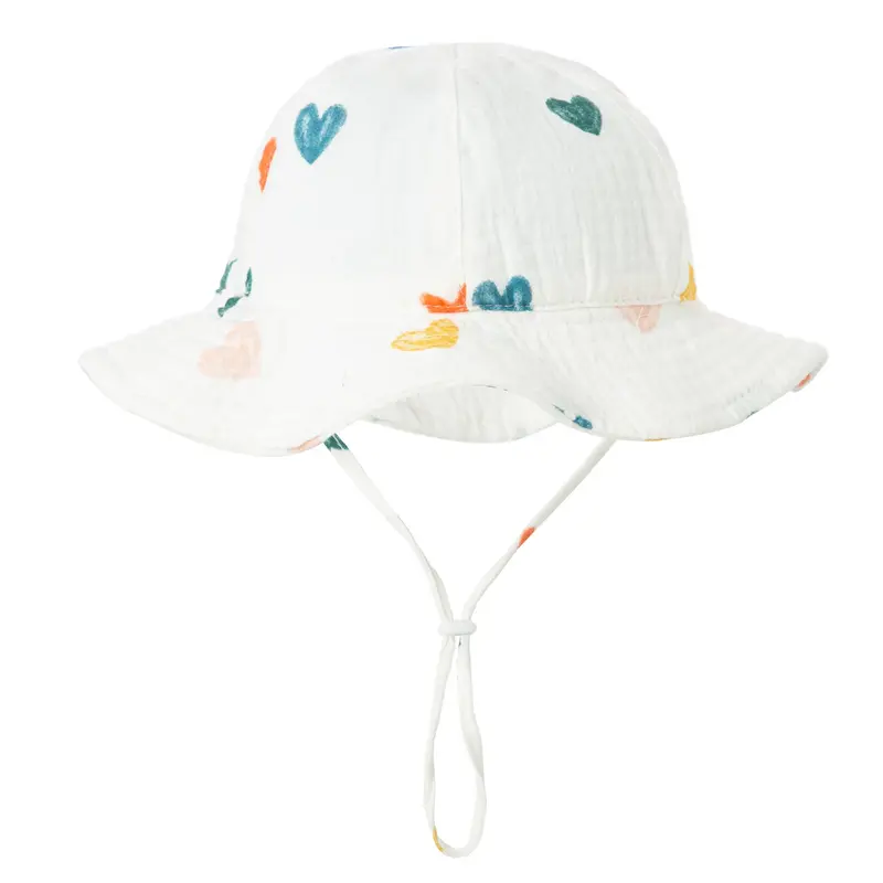 Bob Bébé avec Cordon Ajustable en Coton – 3-12 mois
