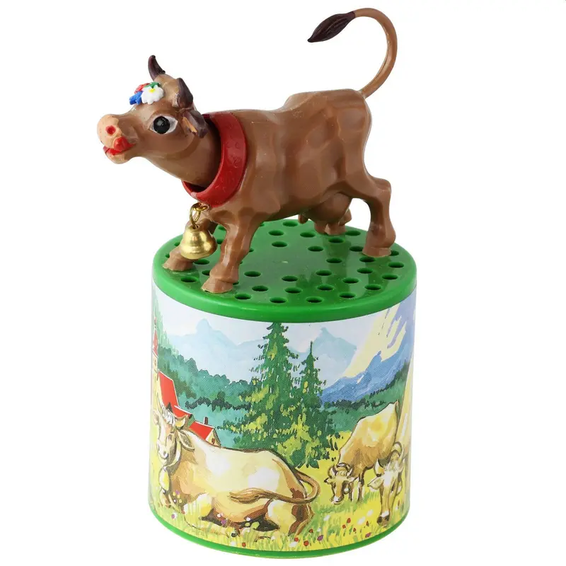 Boîte à meuh avec vache