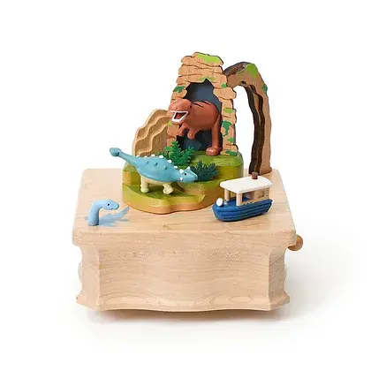 Boîte à musique Croisière avec des Dinosaures