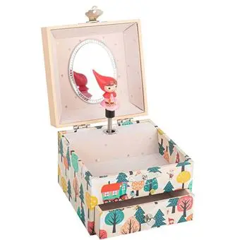 Boîte à musique cube - Chaperon rouge
