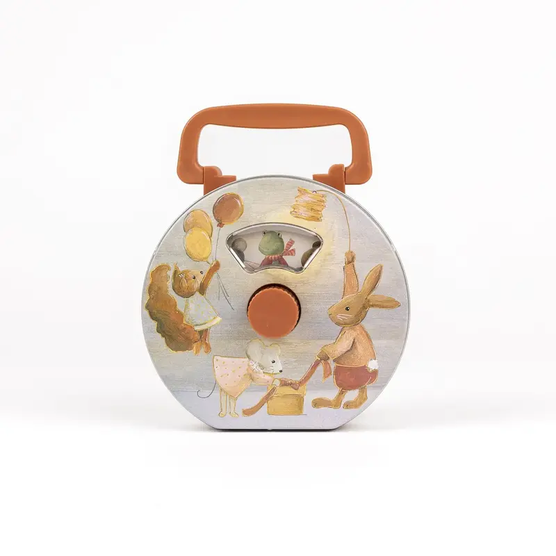 Boîte à musique - radio en bois