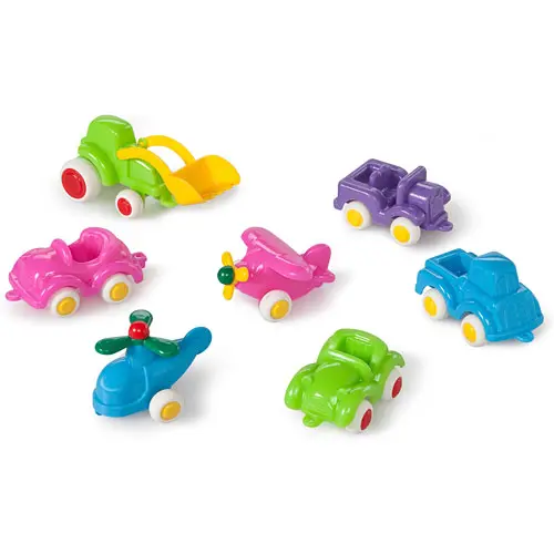 Boîte de 7 mini véhicules chubbies