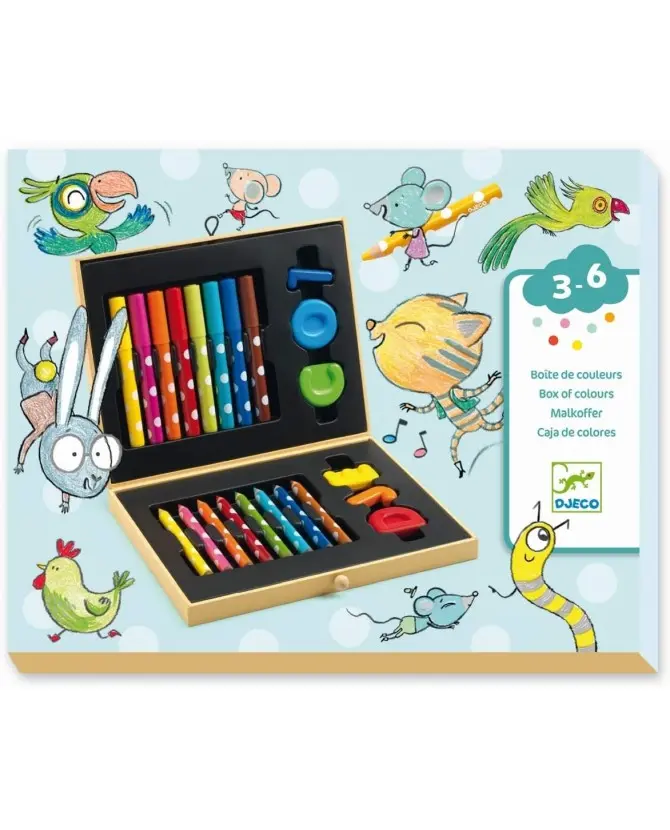 Boîte de couleurs pour les petits