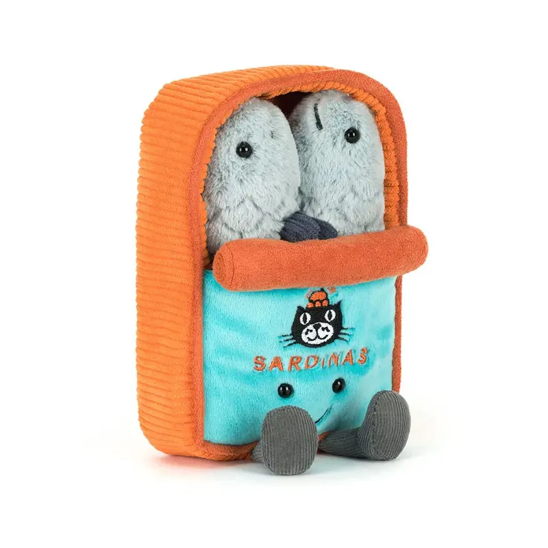 Boîte de sardines en peluche