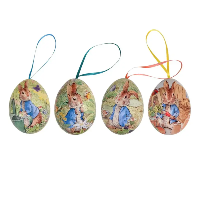 Boîte œuf en métal Pâques à garnir - Petit modèle