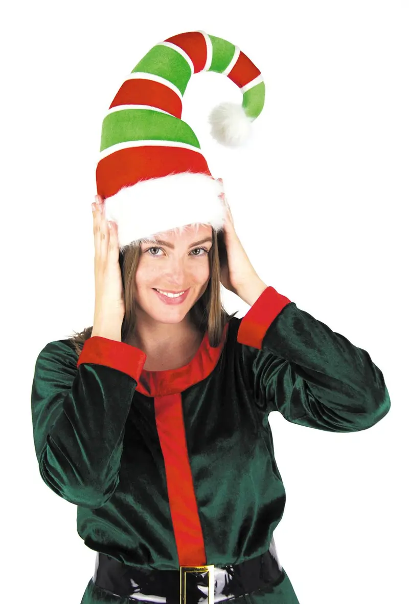 Bonnet lutin multicolore luxe
