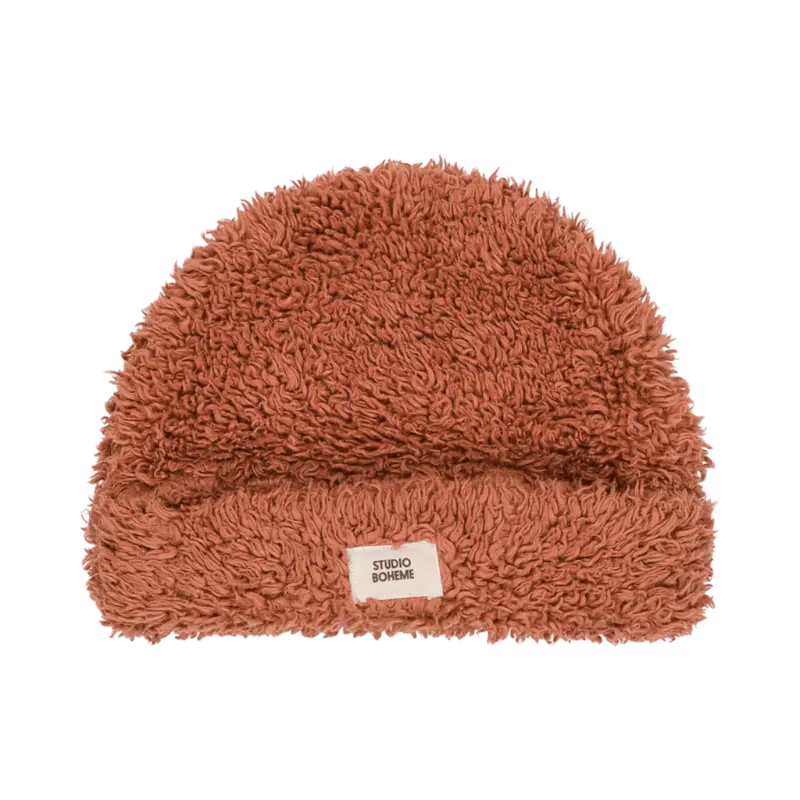 Bonnet Mouton Vieux Rose - Studio Bohème