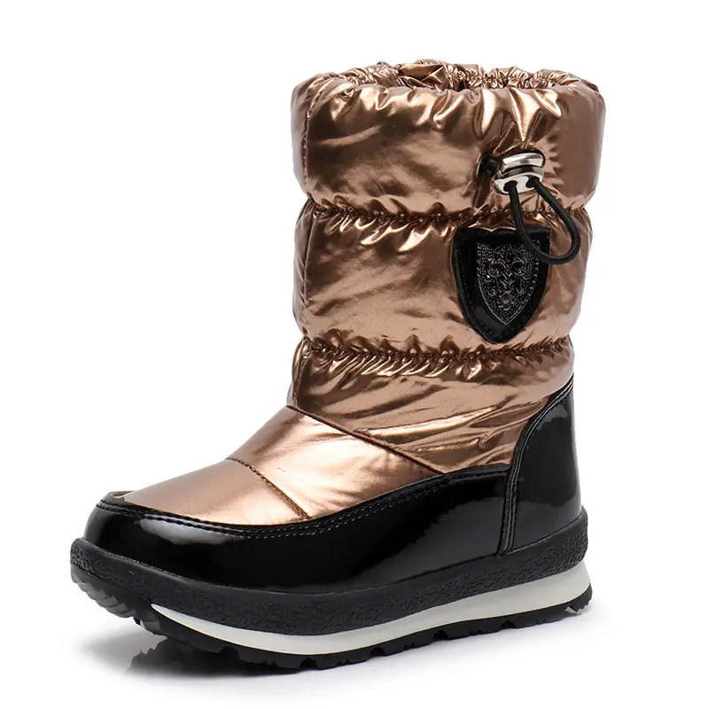 Bottes de Neige Bébé et Enfant Fourrées Goldy – Doublure Laine 26-41