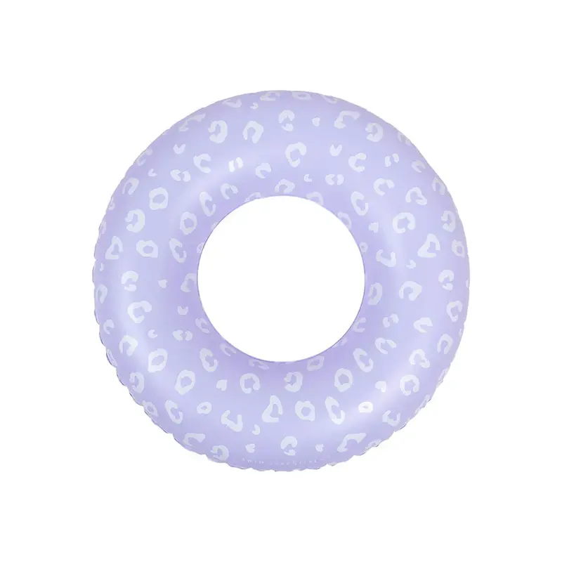 Bouée de Bain Léopard Lilas
