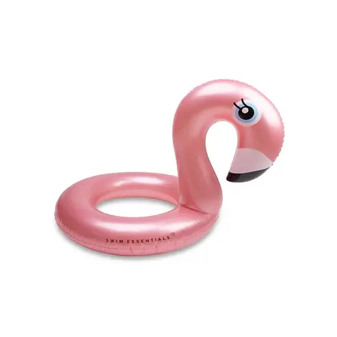 Bouée Flamant Rose-Doré 95 cm - Swim Essentials