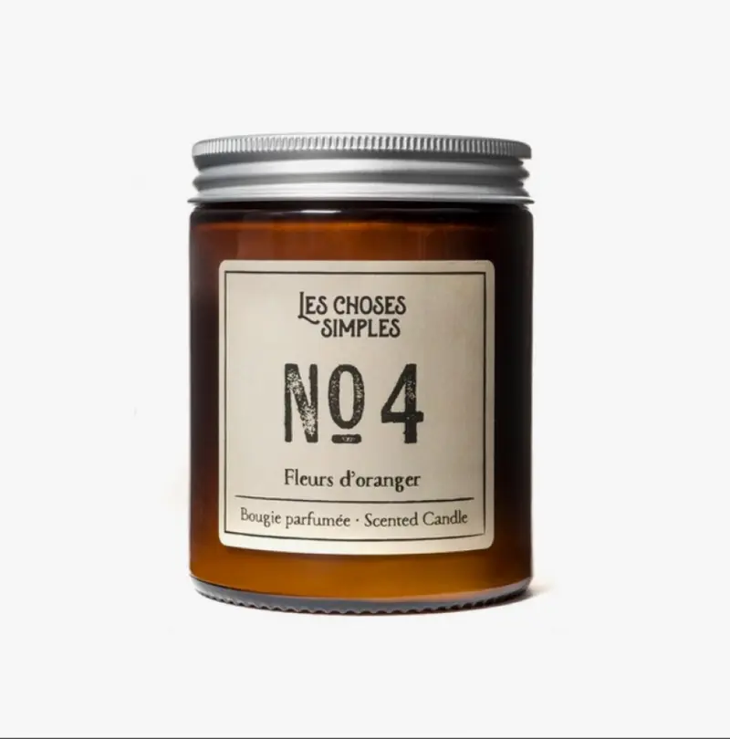 Bougie N°4 Fleur d'Oranger - Les Choses Simples