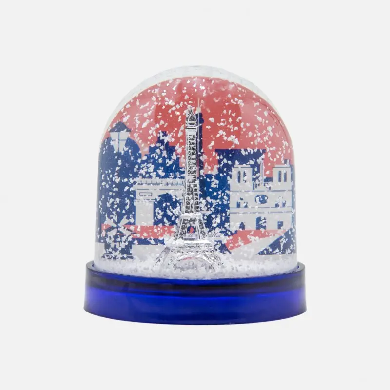 Boule à neige Bleu Blanc Rouge
