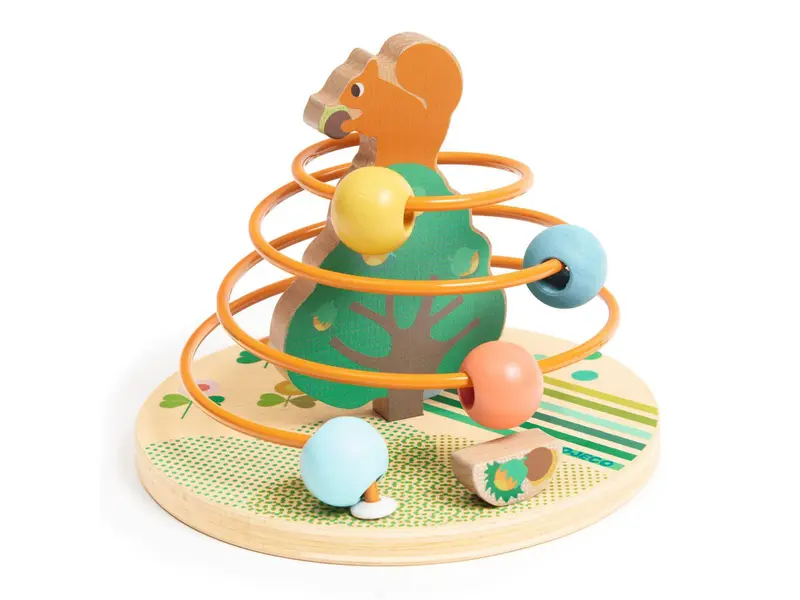 Boulier en bois RollNut - Jouet d’éveil