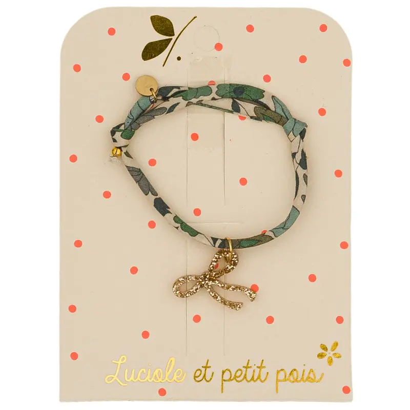 Bracelet Liberty Poppy Daisy Feuillage - Luciole et Petit Pois