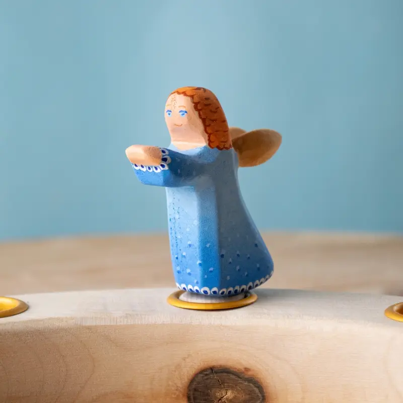 BumbuToys Figurine en bois pour couronne de célébration - Ange