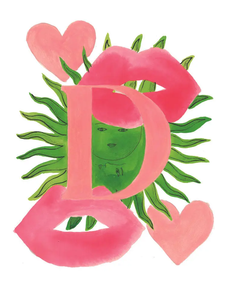 Cadre Lettre D Alphabet - A Spell On You, Mary Clerté
