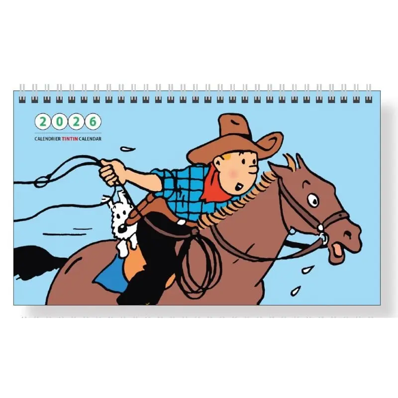 Calendrier 2026 Tintin à poser - Hergé