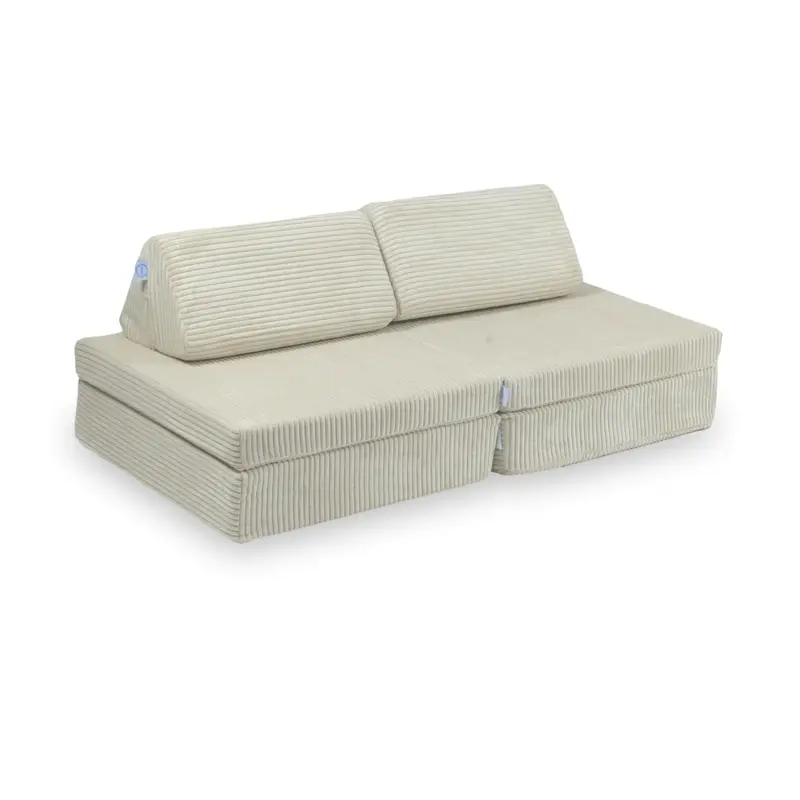 Canapé de jeu modulable Mini Tobias 120cm en Corduroy à larges côtes | 4 pièces