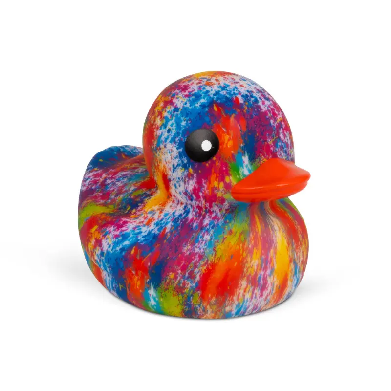 Canard de bain arc-en-ciel