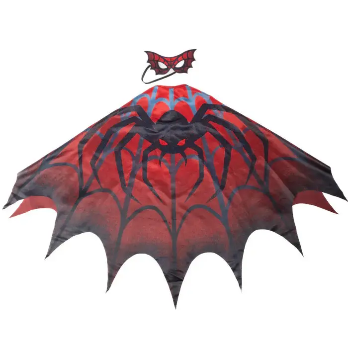 Cape de Spiderman avec son masque 4-6 ans