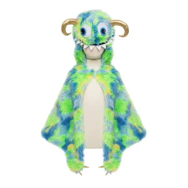 Cape monstre tie-dye bleu-vert - Swampy
