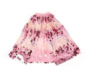 Cape rose à sequins