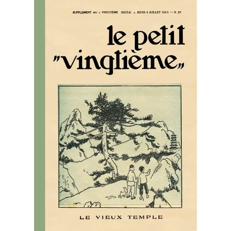 Carnet de notes Petit Vingtième - Le vieux temple