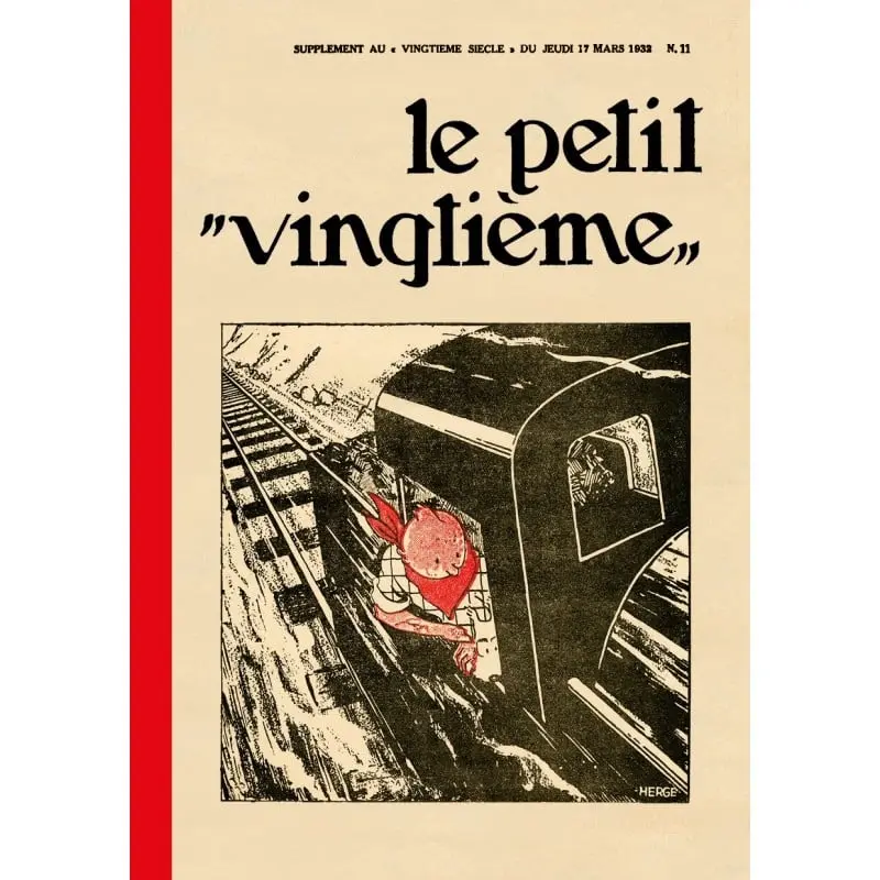 Carnet de notes Petit Vingtième - Train