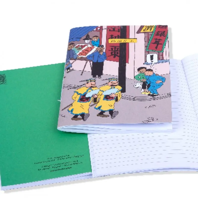 Carnet de notes Tintin Le Lotus Bleu - Dupond et Dupont