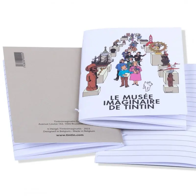 Carnet de notes Tintin Musée Imaginaire 8,2x12,5 cm