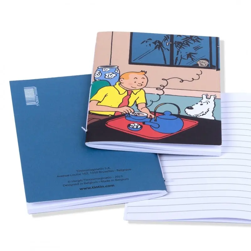 Carnet de notes Tintin - Tintin prenant le thé