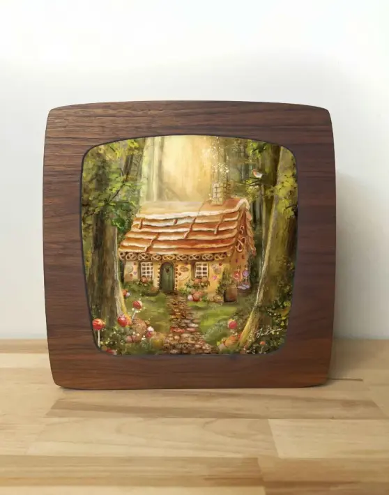 Carte à insérer pour la Lampe Magique - Illustratrice Esther Iris - Hansel et Gretel