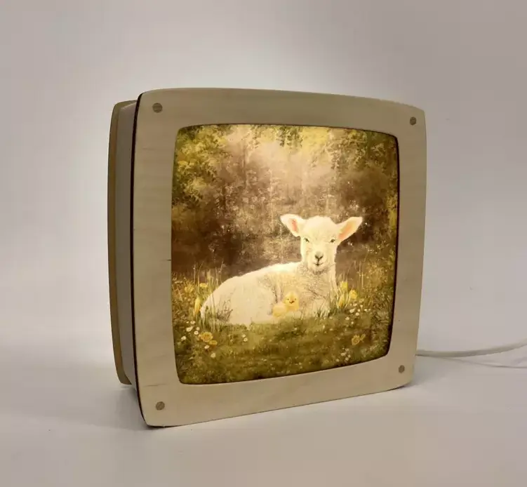Carte à insérer pour Lampe Au fil des Saisons - Illustratrice Esther Iris - Springbreak