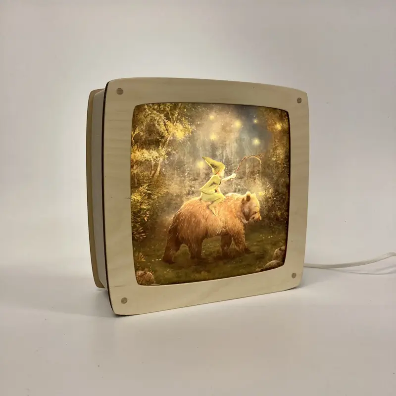 Carte à insérer pour Lampe Au fil des Saisons - Illustratrice Esther Iris - Star Walk