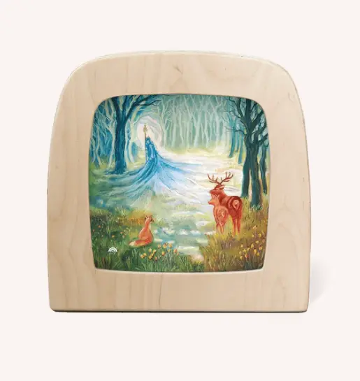 Carte à insérer pour Lampe Au fil des Saisons - Illustratrice Kapitein Kalk - King Winter