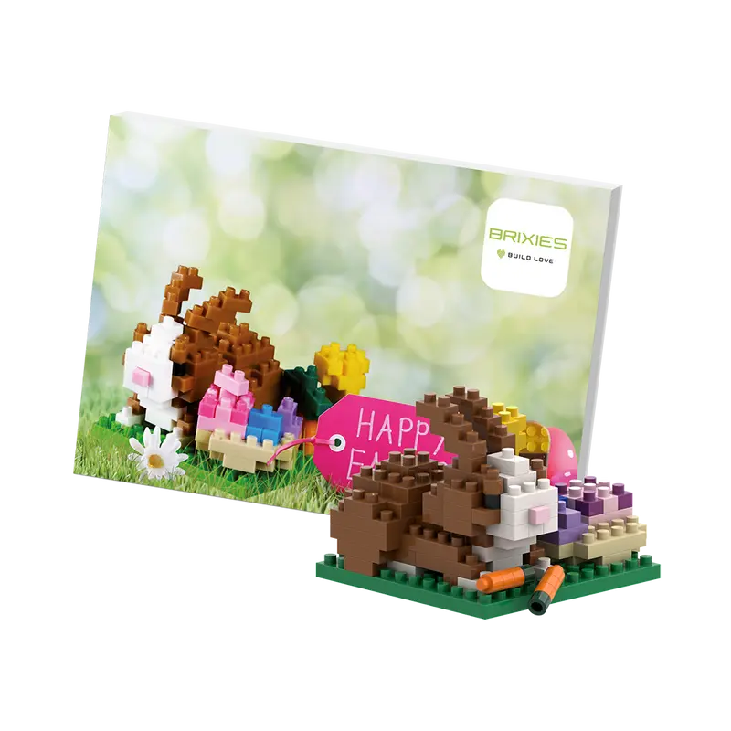 Carte Postale BRIXIES Lapin de Pâques