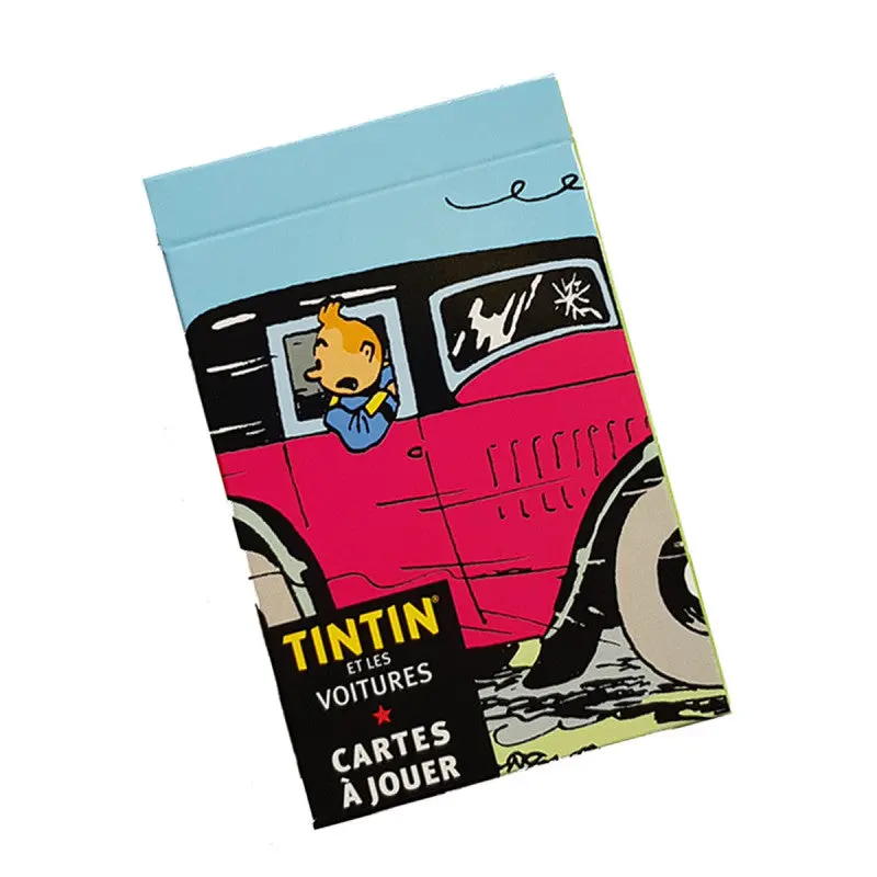 Cartes à jouer Tintin - Tintin et les voitures