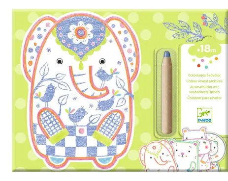 Cartes à révéler Animaux sauvages