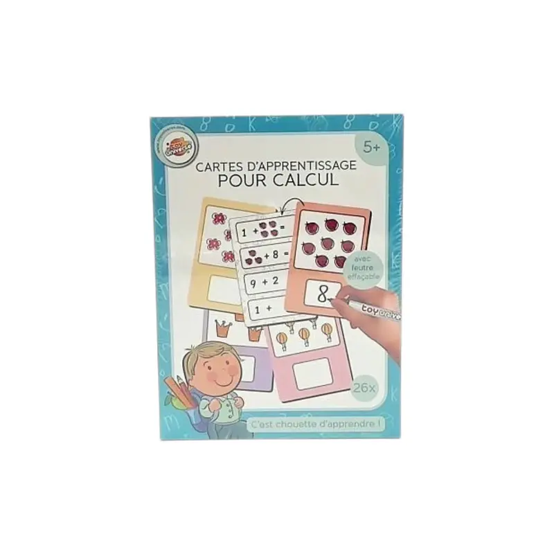 Cartes d'apprentissage pour calcul