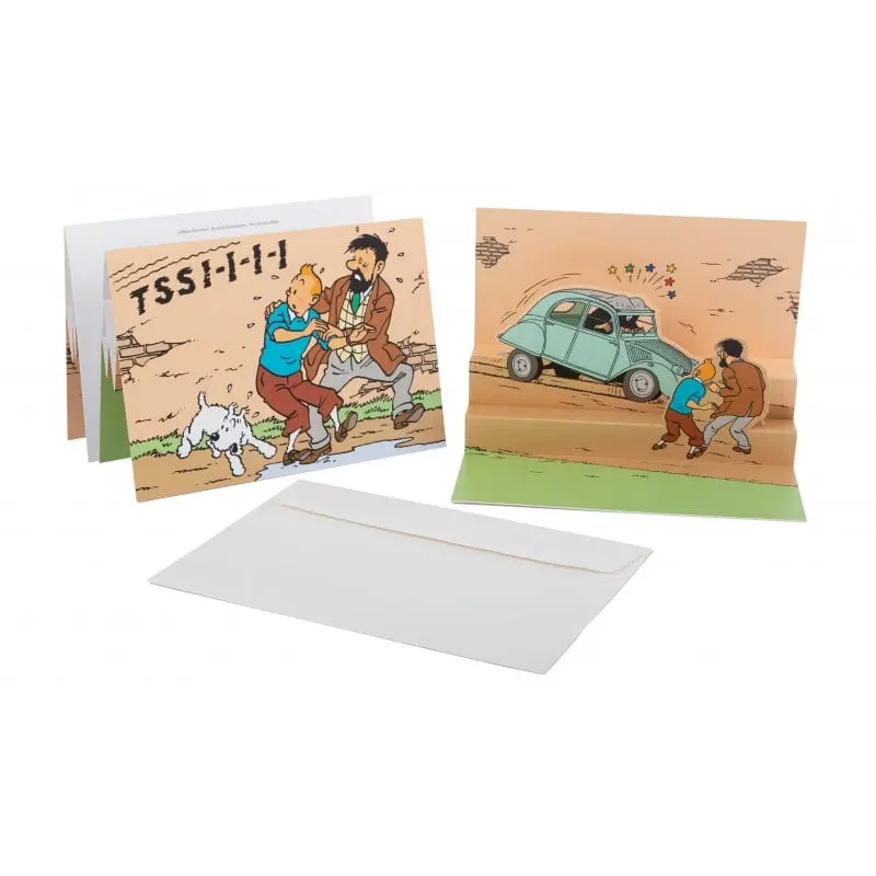 Cartes Pop Up Tintin - L'affaire tournesol