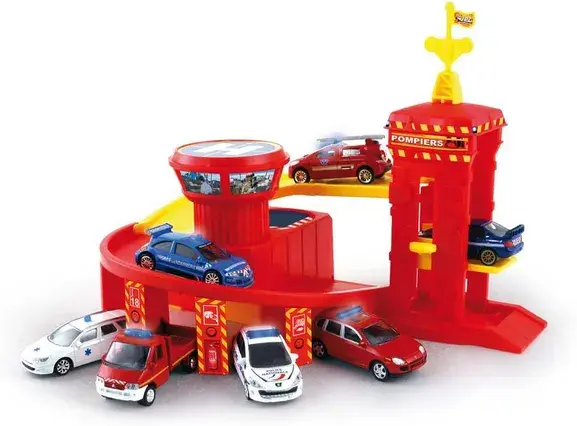 Caserne de Pompiers avec 1 véhicule