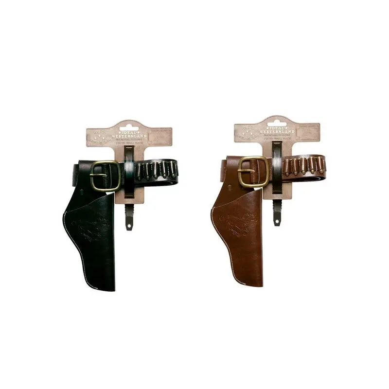 Ceinture holster jouet enfant 90 cm étui gaufré cheval