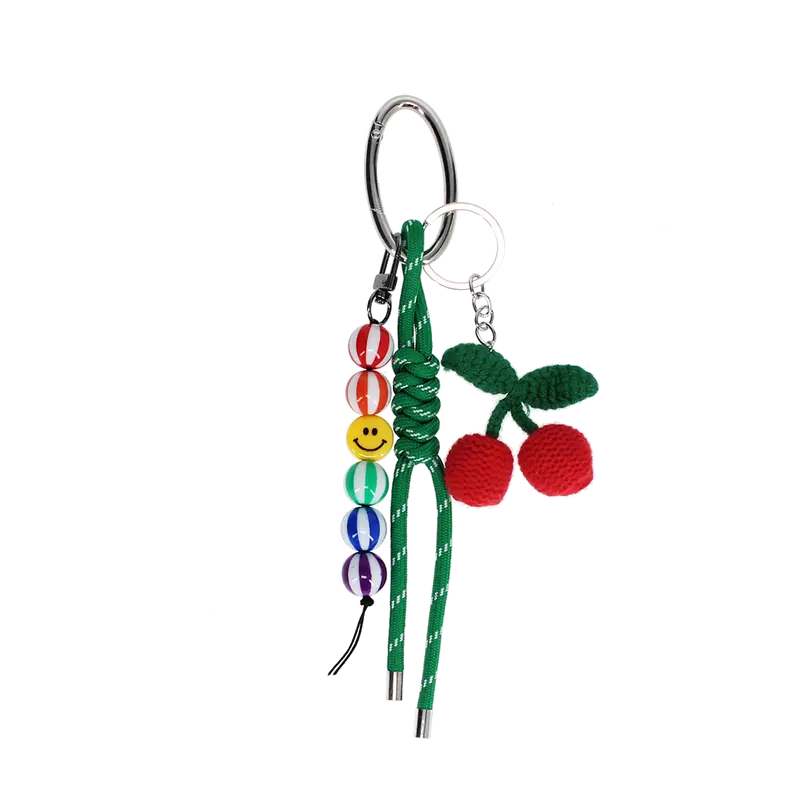 Charm porte-clés - Cerise crochet
