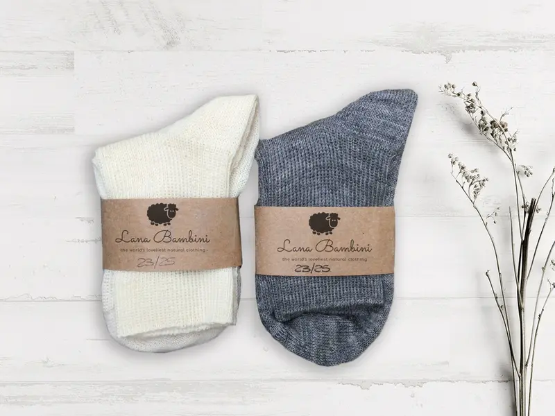 Chaussettes en laine Pia - Lana Bambini